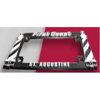 Motorcycle License Plate Frame with UVI