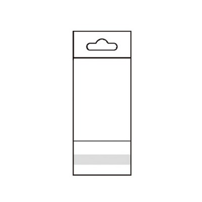 Clear OPP Bags w/Hanging Header (2"x 3")