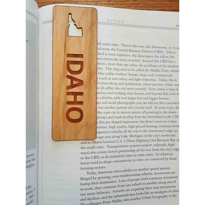 1.5" x 5.75" - Idaho Hardwood Bookmarks