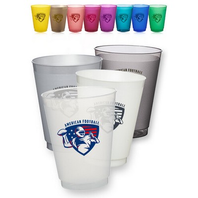 16 Oz. USA Made Frosted Flexible Stadium Cup