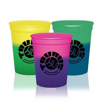 16 Oz. Smooth Mood Stadium Cup (Color to Color)