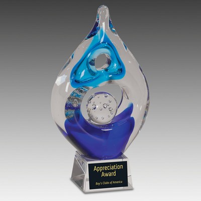 8.5" Winner Art Glass