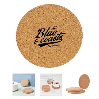 Round Cork Coaster