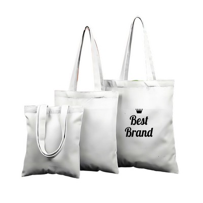 Multiple Colors And Sizes Cotton Canvas Tote Bag For Custom Logo