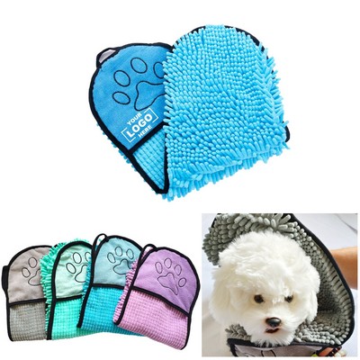 Absorbent Microfiber Washable Dog Shammy Drying Towel