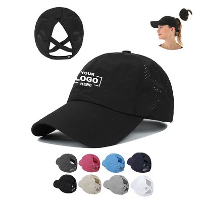 Quick-dry Ponytail Baseball Cap