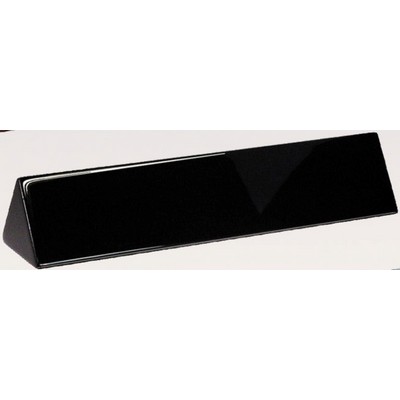 Name Plate Wedges - Ebony - 8"