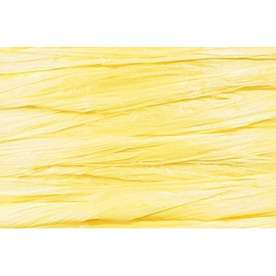 Yellow Matte Rayon Raffia Ribbon
