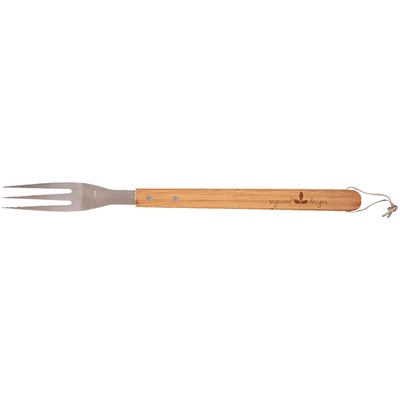 16.25" Bamboo Barbeque Fork