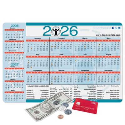 Vynex® DuraTec® Calendar Counter Mat-10"x15"x1/8"