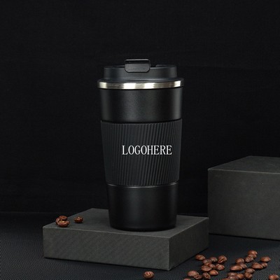 16 Oz. Stainless Steel Cup (3.5"x 2.7"x 5.7")