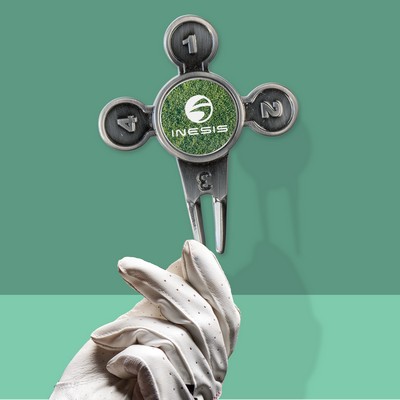 Who Goes First Golf Divot Tool (Photoart)