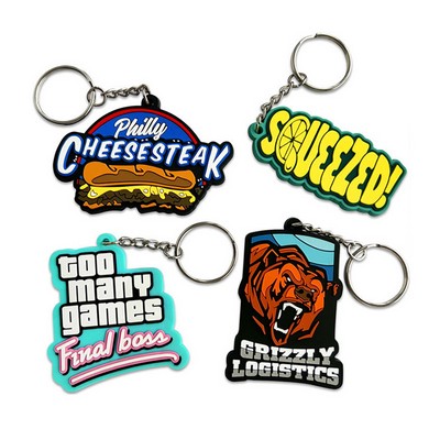 1.5'' Customer PVC Keychain