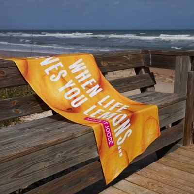 30"x 60" Sublimated Premium Beach Towel
