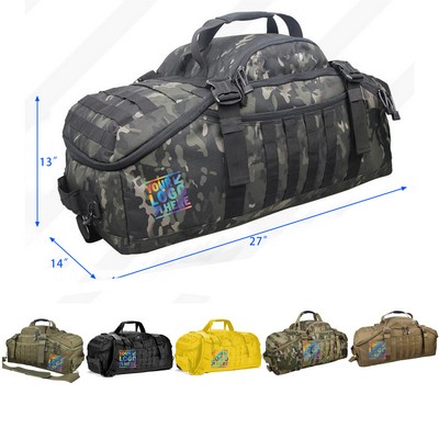 3 In 1 Tactical Military Backpack Duffle Bag