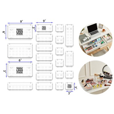 21 Pieces Drawer Organizer Set