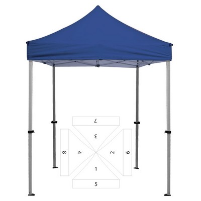 6' Square Tent - Printed