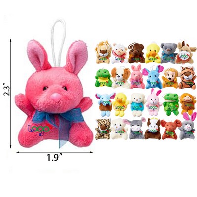 Custom Animal Plush Toy Keychain