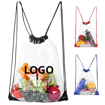 Clear Waterproof Stadium Bag with Drawstring(Free Shipping)