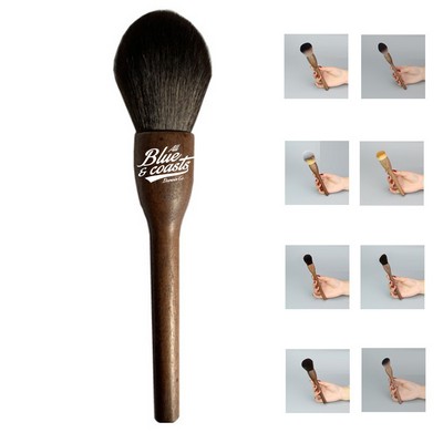 Wood Makeup Brush Set