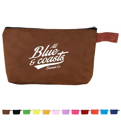 Canvas Zipper Pencil Pouch