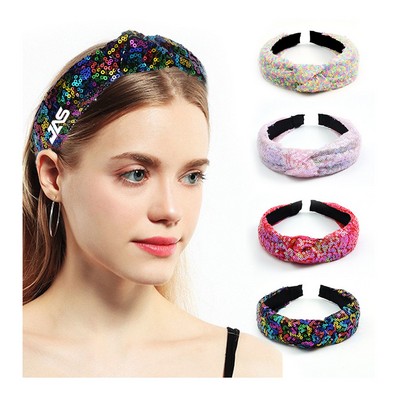 Sequin Mesh Headband