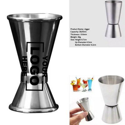Stainless Steel Double-Sided Jigger for Professional Cocktail Mixing