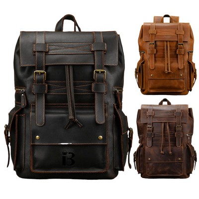 Genuine Leather Backpack