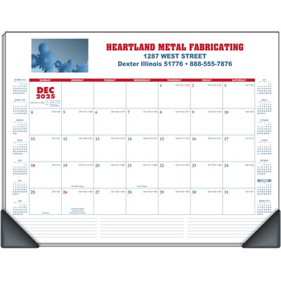Deskmanager 2 Color Custom Color Desk Pad Calendar