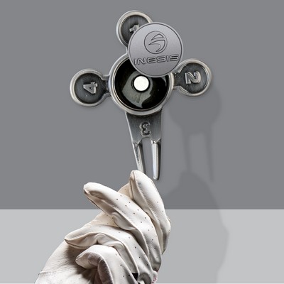 Who Goes First Golf Divot Tool (Die-Struck)