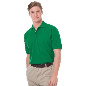 Men's Short Sleeve 100% Egyptian Ringspun Cotton Pique Shirt