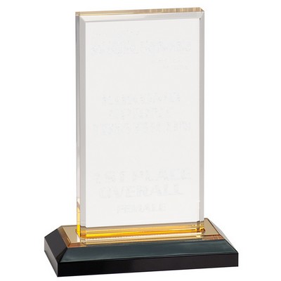 5" x 8" Gold Beveled Impress Acrylic Award