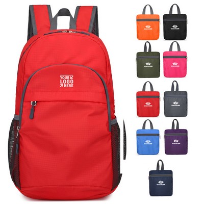 Outdoor Folding Backpack Lightweight Packable Backpack Travel Hiking Daypack Small Casual Foldable