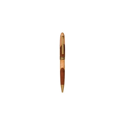 Wide Maple/Rosewood Pen