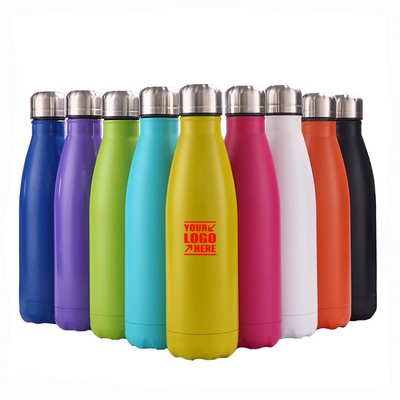 17 Oz. Stainless Steel Vacuum Insulated Water Bottle