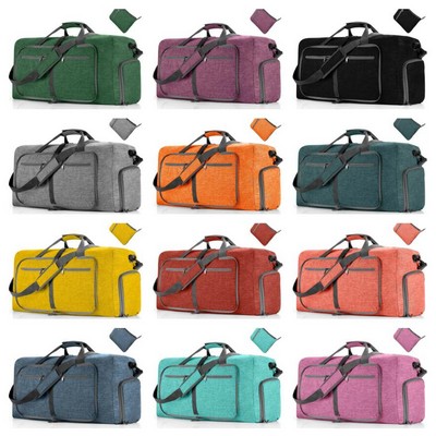 300D Oxford Foldable Travel Duffel Bag 65L