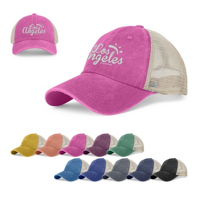 Cotton Pigment Dyed Soft Trucker Cap