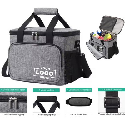 Custom Insulated Meal Prep Bag: Leakproof Cooler Tote for Work, School & Picnics.
