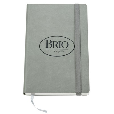 Pavia Light Gray Soft Cover Journal 8.5" x 5.5"