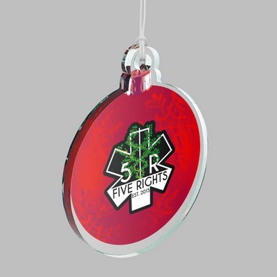 Custom Ultra Vivid Color Acrylic Ornaments
