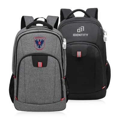 17 Anti-Theft Business Laptop Backpack (Ocean)