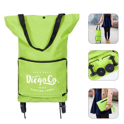 2 In 1 Collapsible Shopping Bag Cart