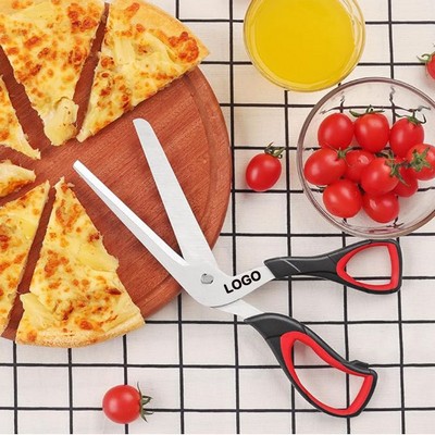 10 4/5" Custom Food Grade Sharp Pizza Scissors Cutter MOQ100PCS
