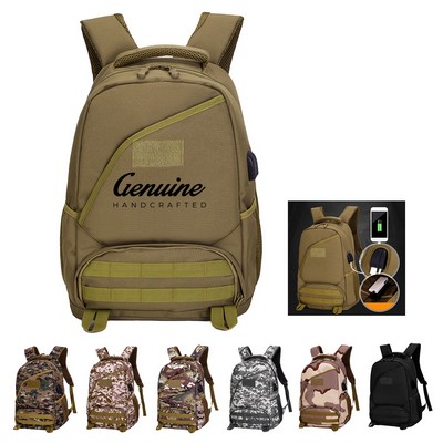 Outdoor Backpack with USB Charging