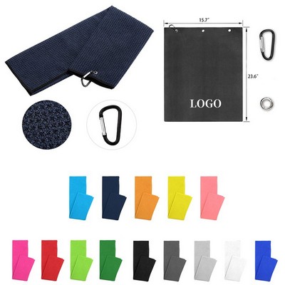 Microfiber Golf Towel w/ Hiking Buckle