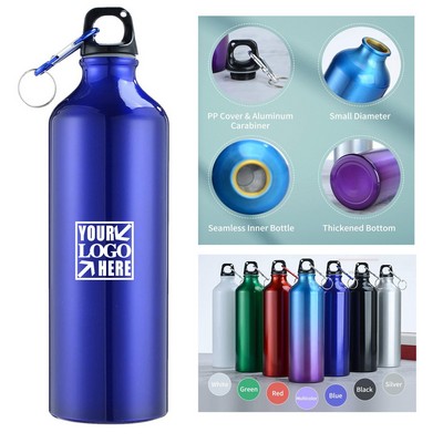25 Oz. Aluminium Water Bottle with Washable Hook