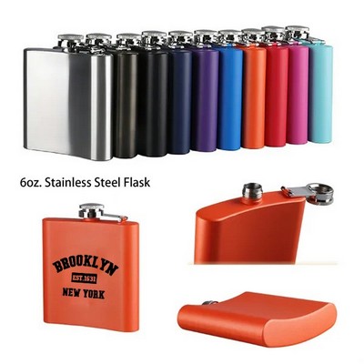 6oz Stainless Steel Flask