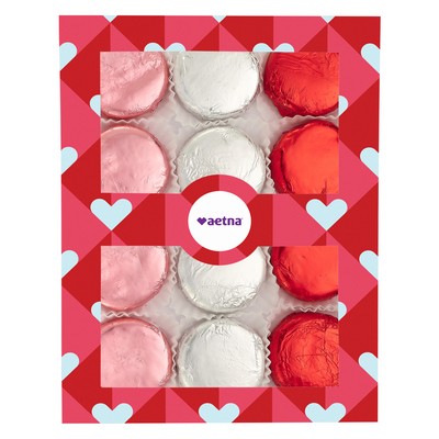 Valentine's Day Luxury Chocolate Oreo® Gift Sets - 12 Piece - Foil Wrapped Oreos®