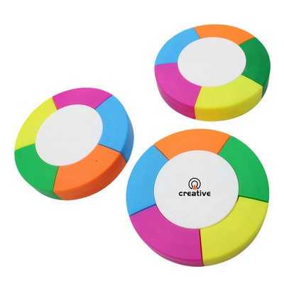 5-Color Round Highlighter