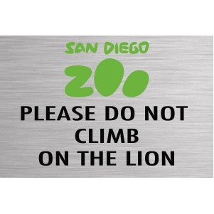 Deluxe Custom Plastic Sign (50 to 75 Sq. Inch)
